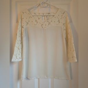 Lauren Conrad Women’s Off White Blouse, Size M